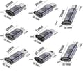 Pikkukuva 7 / 7: 5-pakkaus USB-adapterisarja Android- ja iOS-laitteille - Type C, Micro, Lightning[ZHE]