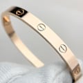 Miniatyrbillede 3 af 5: Luksuriøs designer 316l rustfrit stål 18k guldbelagt mærkevare kærlighedsskruetrækker (18 cm)