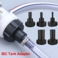 Miniatyrbild 3 av 8: 1/2\" till 2\" Vatten IBC Tank Adapter Trädgårdsslang Adapter Kran Anslutning A