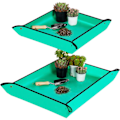 Miniatyrbillede 1 af 6: Plantningsmåtte til indendørs planter, 2 størrelser (50*50cm+75*100cm) - Ekstra tyk, holdbar, vandtæt - Omplantningsmåtte til sukkulenter