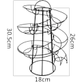Miniatyrbild 5 av 5: Äggdispenser Spiralförvaring, Metalljärn Spiral Ägghållare Äggställ