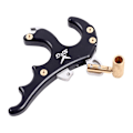 Miniatyrbilde 2 av 2: Ar Tilbehør Compound Bow Release Aid Bue Metall Utløser Bueskyting Utløserenhet