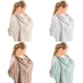 Miniatyrbilde 9 av 9: Amming Bomullsdeksel Personvern Deksel med Halter Neck Amming Tepper Amming Deksel Brun brown