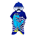 Miniatyrbilde 1 av 6: Badlakan for barn, søtt mønster badekåpe bad poncho bad poncho for barn gutter jenter søt håndkle med hette for barn gutter jenter