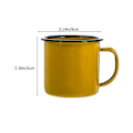 Miniatyrbilde 2 av 3: 2 emaljerte campingkrus kaffe te reisekopper for kontoret[ZHE]
