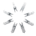 Miniatyrbillede 2 af 4: 10-pak Halogen G9 230V 20W, Erstatningspære, Varm Hvid 2700K