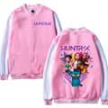KPop Demon Hunters Kids Rosa Baseballjacka – Höst Vinterkappa för Flickor pink 5 100