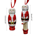 Miniatyrbillede 4 af 5: Sjove Julemandsophæng, Juletræspynt, Julekugler, Træjulemand, Perso...