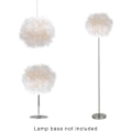 Miniatyrbillede 4 af 6: Fjederlys skærm til loftslampe. Blød lampe - Perfekt