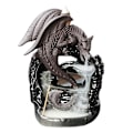 Miniatyrbillede 1 af 5: Keramisk drage røgelsesbrænder vandfald tilbageflow røgelsesholder aromaterapi ornament dekoration hjem