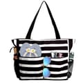 Extra Large Beach Bags, Waterproof Beach Bag with Zipper and Pocket Black
