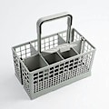 Miniatyrbild 2 av 3: Universell Diskmaskinsbestickkorg Portabel Silverbestick K Sked