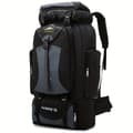 70L Nylon Reseryggsäck för Vandring Camping Män Kvinnor 70L Black