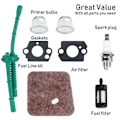 Miniatyrbild 2 av 5: STIHL förgasare för FS38 FS45 FS46 FS55 FS74 FS75 FS80 FS85 HL45 HL75 HS70 HS74[ch]