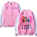 KPop Demon Hunters Kids Rosa Baseballjacka – Höst Vinterkappa för Flickor pink 13 130