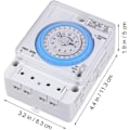 Miniatyrbilde 3 av 5: Mekanisk timer, 12v DC tidsbryter kjøkkentimer TB35N TB388 TB35 T...