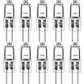 G4 Halogenpærer 10W 12V Varmhvit - 20-pakning 10W 20pcs