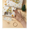 Miniatyrbilde 5 av 5: Adventskalender 2024 Julegavekalender Nedtelling Advent Smykker Blind Box Ørepynt Halskjede Armbånd - Stil R3