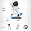 Miniatyrbillede 2 af 10: Astronaut Galaxy Projektor Stjernehimmel Astronaut Lys Touch