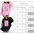 Miniatyrbild 6 av 6: Tjej Taylor Swift Hoodie Streetwear Höstkläder Med Fick Dragsko Casual Långärmad Pullover Grå Grey 140cm