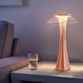 Miniatyrbilde 1 av 5: Dimbar USB Bordlampe Oppladbar Nattbordslampe - Rosa LED Nattlys