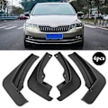 Miniatyrbillede 4 af 5: 4x Bilskærme til Skoda Octavia A7 5E 2013-2018 Mudflaps Stænkskydd Mud Flap Mudguards Fender Foran Bag Car-styling