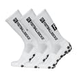 3-pack Kompressionsstrumpor för Fotboll, Löpning & Basket [ZHE] White