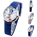 Miniatyrbild 2 av 2: Sonic The Hedgehog Barnklocka Pojkar Flickor Söt Quartz Klocka Blå[ch]