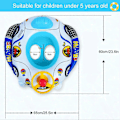 Miniatyrbild 2 av 5: Uppblåsbar Baby Pool Float, Simring för Barn, Poolstol för Småbarn, Vattenleksring [ZHE]