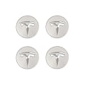 Miniatyrbillede 1 af 5: Tesla Model 3/x/s/y Navkapselskruv Navkapsel Dekorationsskydd Modificeringstilbehør Sølv (FMY)
