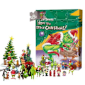 Pikkukuva 1 / 5: 2023 Vihreä Karvainen Grinch Joulukalenteri Sokkoboxilla F