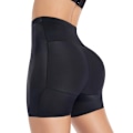 Miniatyrbild 1 av 4: Butt Lifter-trosor Sömlösa Vadderade Underkläder Kvinnor Butt Pads Hög Midja Tummy Control Shapewear SVART BLACK XL