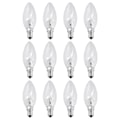 Miniatyrbillede 1 af 5: 12x Lampe 40W E14 Lyskilde Klar Hvid Klassisk Glødepære STOL