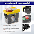 Miniatyrbillede 3 af 5: Kjd6 5E4 250V 6A Universal Sikkerhedsafbryder: Elektromagnetisk Vandtæt, Mod...