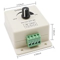 Miniatyrbilde 7 av 8: LED manuell dimmer / monokrom dimmer 12V 8A