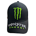 Miniatyrbillede 3 af 4: MONSTER ENERGY Monster Energy Broderet Førerkasket Sort Style 1 Black