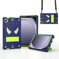 Spider Hybrid Silikon PC-deksel for Samsung Galaxy Tab A9[ZHE] Marin Gul Grön