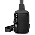 Miniatyrbillede 1 af 7: Mini Sling Taske - Mænd Kvinder Lille Vandtæt Crossbody Casual Telefon Brysttaske til Vandring