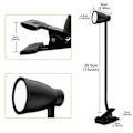 Miniatyrbilde 5 av 5: Dimbar LED leselampe/klemmelampe 3000-6500K