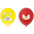 Miniatyrbillede 3 af 7: 60 stk Sonic the Hedgehog Balloner Festartikler 12\" latexballoner til børn Baby Shower Fødselsdagsfestdekorationer
