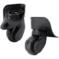 Miniatyrbillede 1 af 5: Holdbar Spinner Kuffert med Støjsvage Gummihjul (Sort, 2-pak)[ZHE]