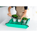 Miniatyrbillede 2 af 6: Plantningsmåtte til indendørs planter, 2 størrelser (50*50cm+75*100cm) - Ekstra tyk, holdbar, vandtæt - Omplantningsmåtte til sukkulenter