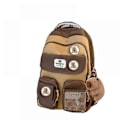 Pikkukuva 1 / 5: Koululaukku Ruskea 2024 Kapybara Ridge Suuri Reppu Pojille Ja Tytöille, Merkkikortit Brown Backpack