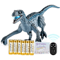 Miniatyrbild 1 av 4: Fjärrstyrd Dinosaurie Leksak Radiostyrd Robot Dinosaurie med Controller Present för Barn Pojkar 3 4 5 6+ år