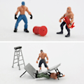 Miniatyrbillede 3 af 5: Fornnerg 1 Sæt Wrestling Legesæt Realistisk DIY Mini Wrestling Action Figur Legesæt