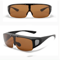 Miniatyrbild 1 av 6: Nya polariserade linser för män Körning Fiske Solglasögon Skydd För Myopi Glasögon Flip Polaroid Solglasögon Oculos De Sol Masculino Flip tea lens