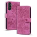 Sakura Kat Design Hard Case Kompatibel med Samsung Galaxy A56 / A36[ZHE] Rosröd