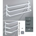 Miniatyrbillede 2 af 5: 50 cm dobbeltlags punch + punch-fri hvidt rum aluminium håndklædeholder multi-la...
