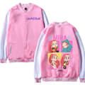 KPop Demon Hunters Kids Rosa Baseballjacka – Höst Vinterkappa för Flickor pink 8 130