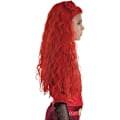 Miniatyrbild 8 av 10: Röd peruk för flickor, Descendants 4 The Rise of Red Kostymtillbehör 140cm